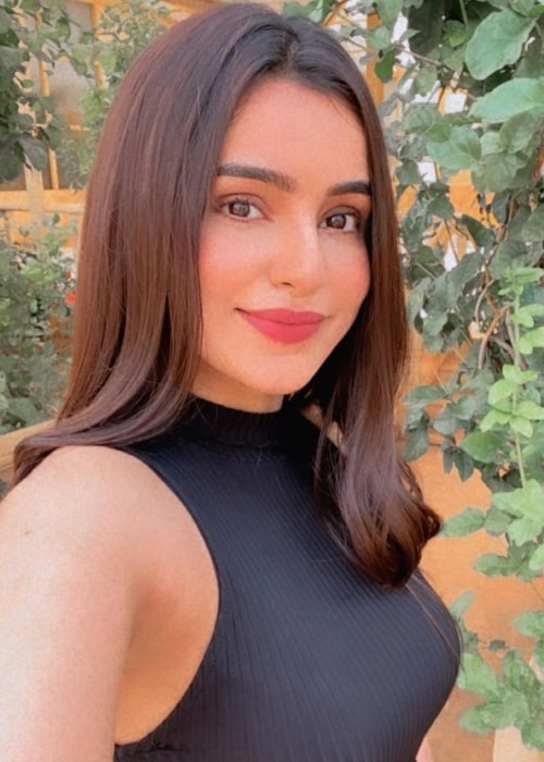 Ankitta Sharma taking a selfie in August 2021