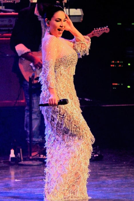 Aryana Sayeed performing in 2019