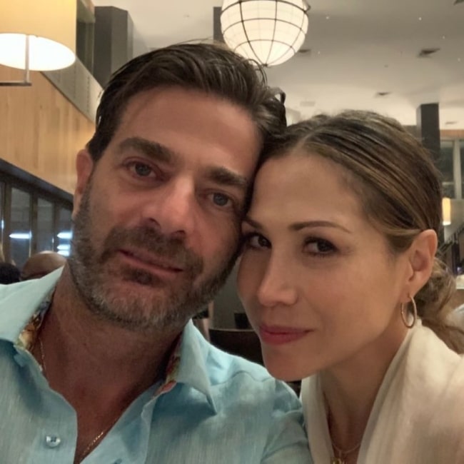 Bianca Marroquin as seen in a selfie with her husband Joseph Schottland in June 2021