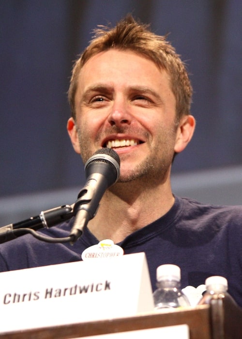 Chris Hardwick as seen while speaking at the 2013 WonderCon in Anaheim, California on March 31, 2013