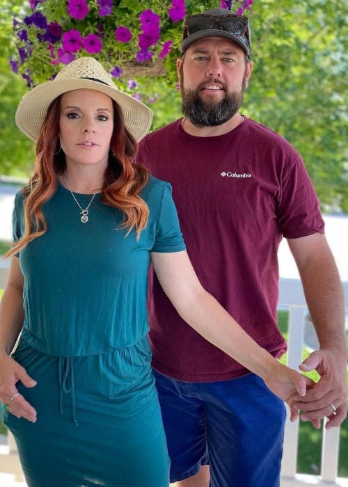 Colette Kati Butler as seen in a picture with her beau Shay Carl on the day of her birthday in June 2021