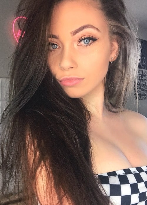 Dani Noe as seen in a selfie that was taken in July 2018