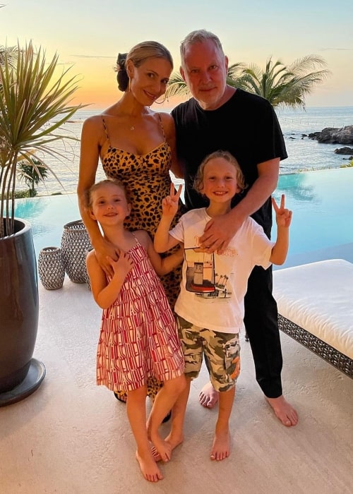 Dorit Kemsley as seen in a picture that was taken with her husband Paul Kemsley and their children in August 2021