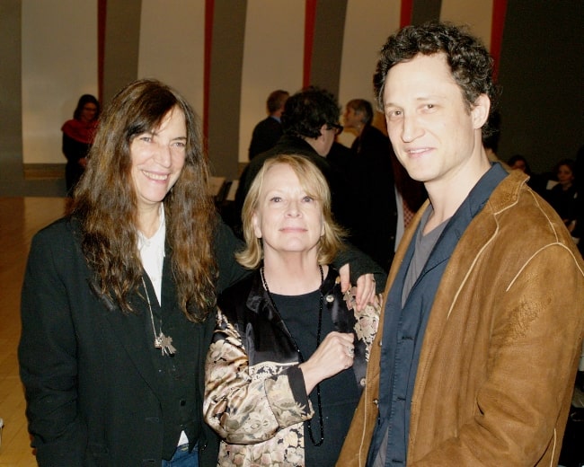 From Left to Right - Patti Smith, National Book Critics Circle President Jane Ciabattari, and NBCC board member John Reed at the 2010 National Book Critics Circle awards