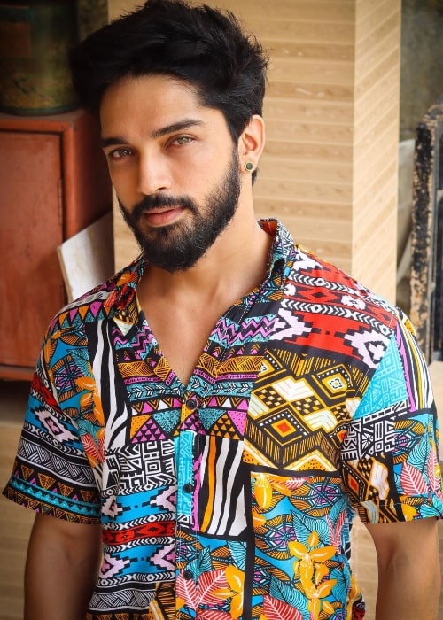 Harsh Rajput as seen while posing for the camera in Mumbai, Maharashtra in August 2021