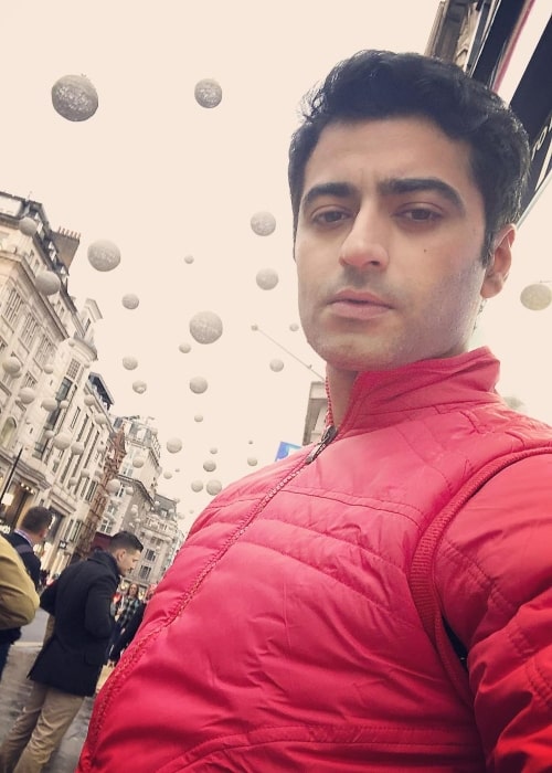 Harshad Arora exploring Oxford Street in London in January 2019