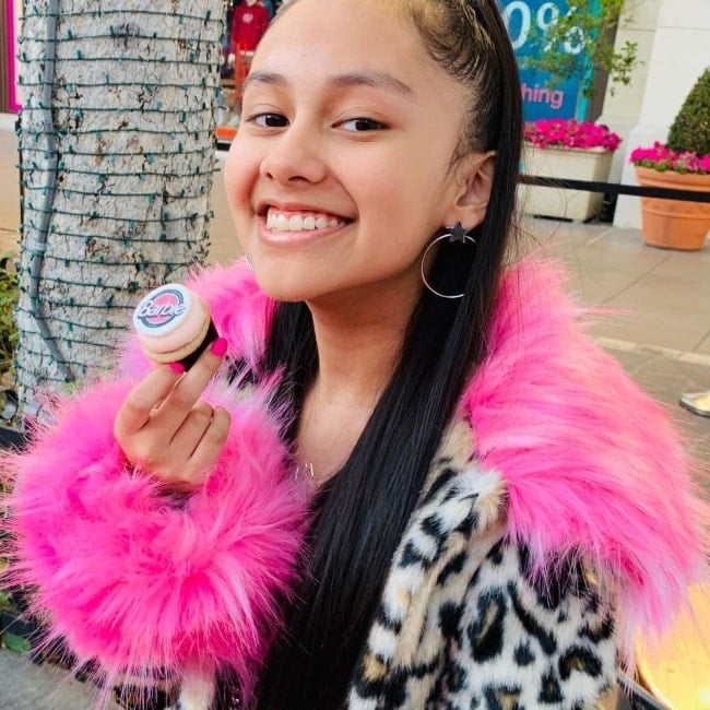 Isabella Leon as seen in a picture that was taken at The Grove in November 2019