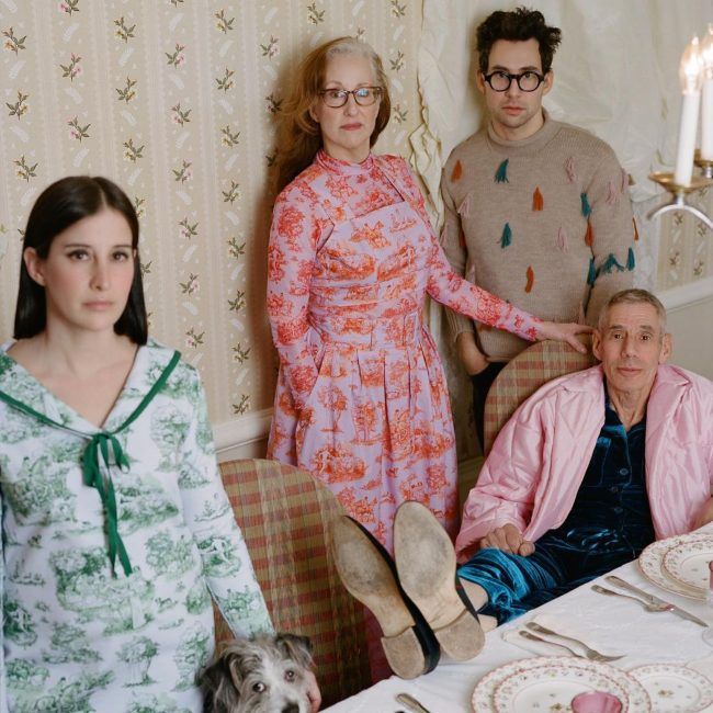 Jack Antonoff as seen with his family in April 2021