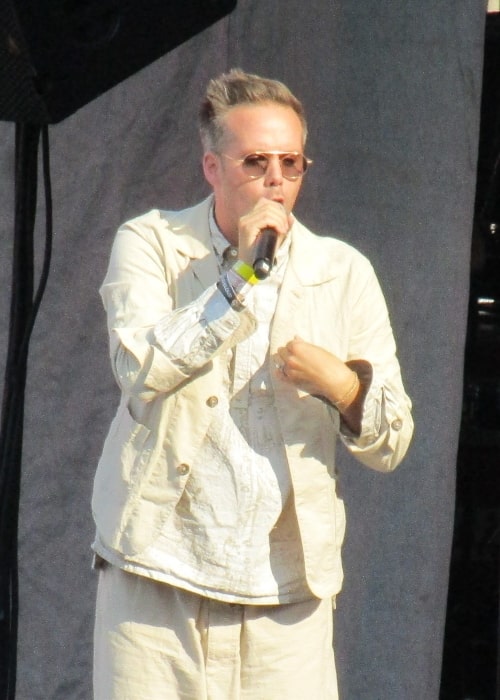 Justin Tranter as seen in a picture that was taken while speaking at LoveLoud 2018