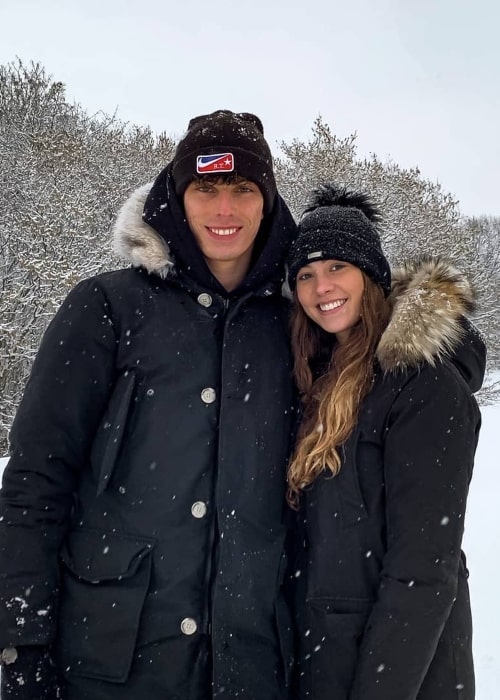 Kai Havertz and Sophia Weber, as seen in January 2019