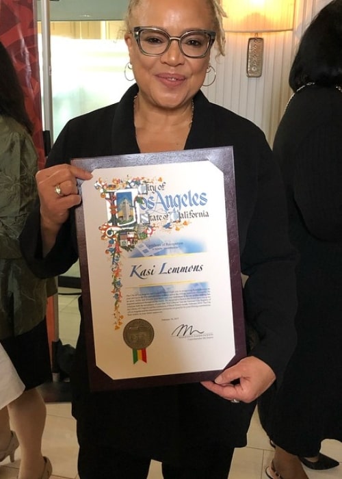 Kasi Lemmons as seen in an Instagram Post in February 2019