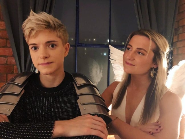 Mae Martin fulfilling lifelong fantasies with their flatmate in October 2019