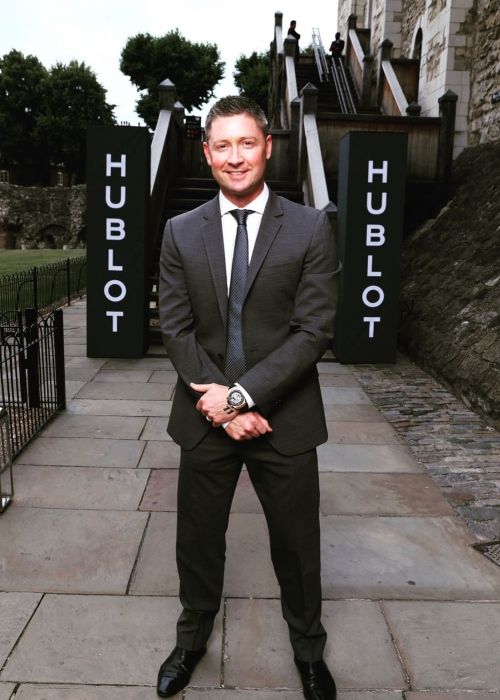 Michael Clarke seen in a picture taken in July 2019