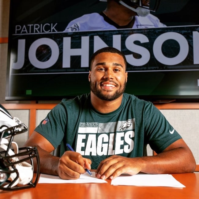 Patrick Johnson as seen in a picture that was taken at the Lincoln Financial Field in June 2021