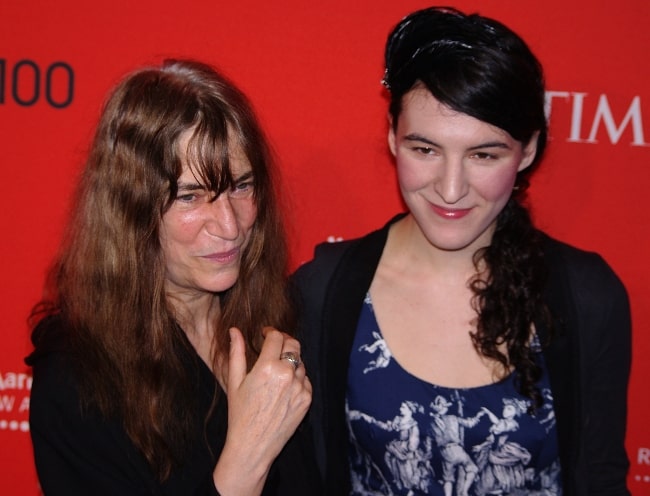 Patti Smith and her daughter Jesse Smith at the 2011 Time 100 gala