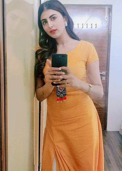 Shweta Avasthi as seen in a selfie that was taken in Hyderabad in July 2019