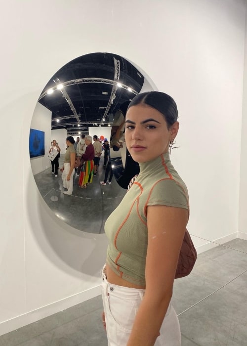 Sofia Villarroel as seen in a picture that was taken at Art Basel Miami Beach in December 2019