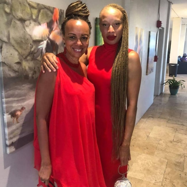 Stacey McKenzie as seen in a picture that was taken with Sandi Bass in November 2020