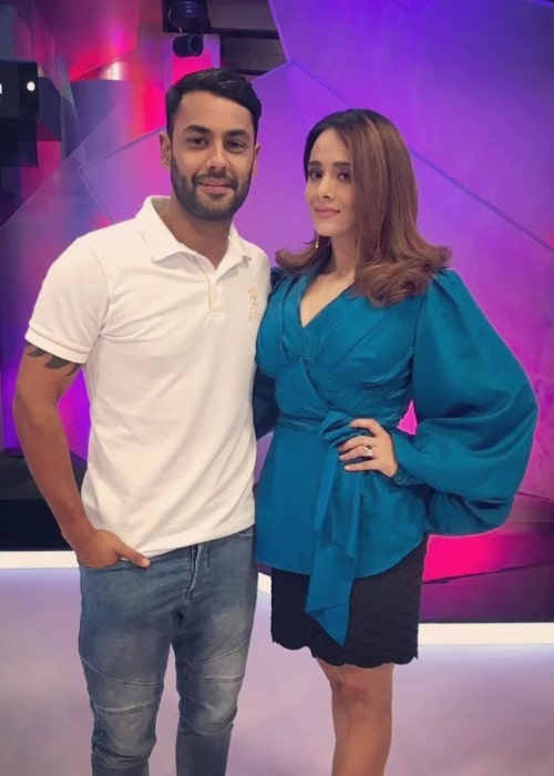 Stuart Binny and Mayanti Langer, as seen in May 2018