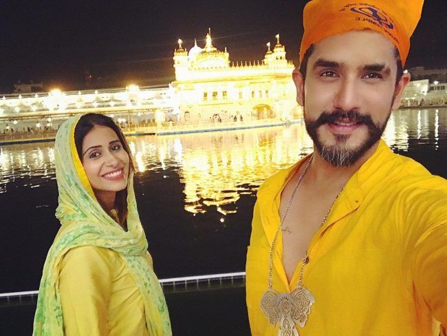 Suyyash and Kishwer seen visiting the Golden Temple in 2020