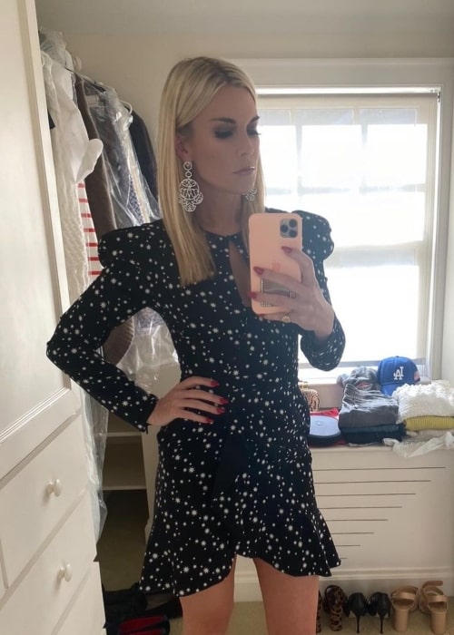 Tinsley Mortimer as seen in a selfie that was taken in Southampton, New York in July 2021