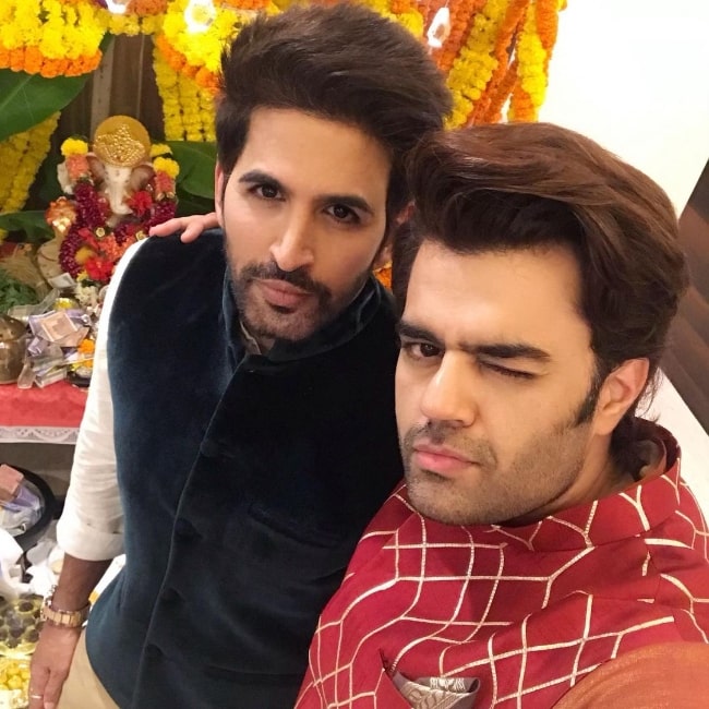 Vishal Kotian (Left) and Maniesh Paul in a selfie in September 2019