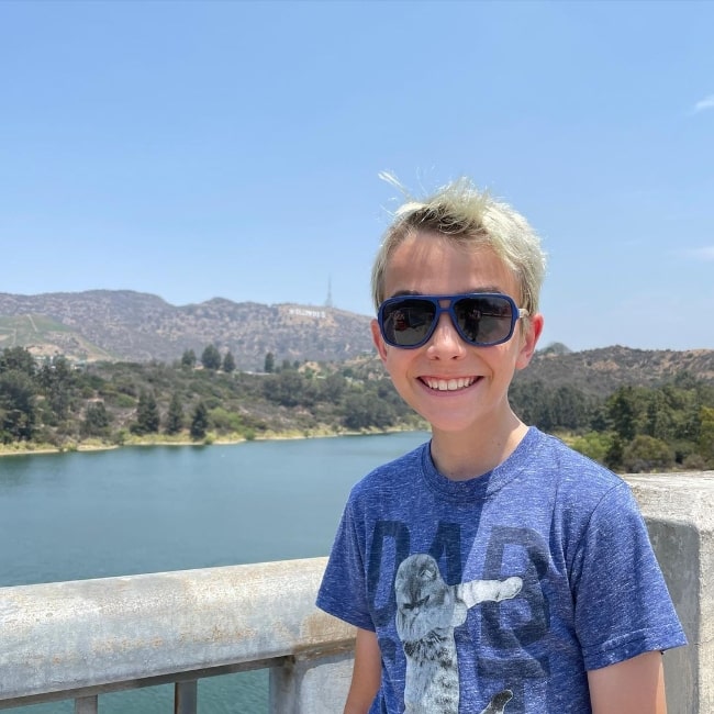 Wolfgang Schaeffer as seen while posing for the camera at Hollywood Reservoir in Los Angeles, California in July 2021