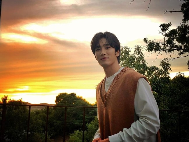 Ahn Bo-hyun as seen in an Instagram post in October 2021