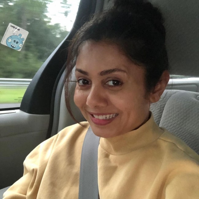 Bhavna Patel as seen in a selfie that was taken in September 2021