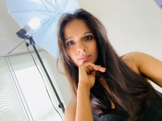Dilshad Vadsaria in November 2020 in a self-tape situation