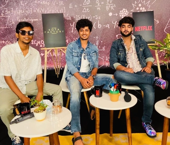 From Left to Right - Ranjan Raj, Mayur More, and Alam Khan at Taj Lands End in Mumbai, Maharashtra in 2021