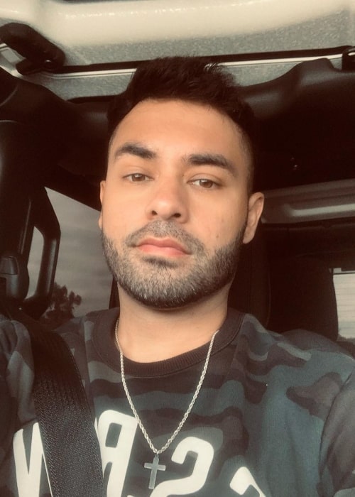 Gabriel Chavarria as seen in a selfie that was taken in April 2021