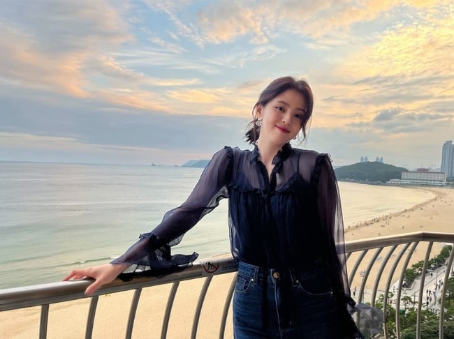 Han So-hee as seen in an Instagram post in October 2021
