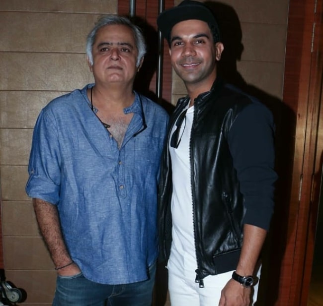 Hansal Mehta (Left) and Rajkummar Rao