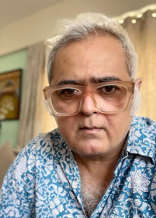 Hansal Mehta as seen in a selfie in May 2021