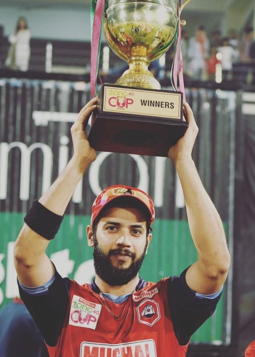 Imad Wasim as seen in an Instagram Post in October 2019