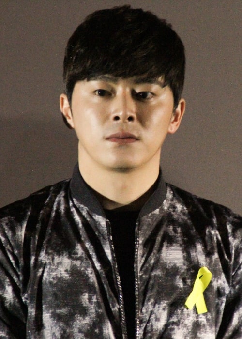 Jo Jung-suk as seen at the press conference for 'Fatal Encounter' in May 2014
