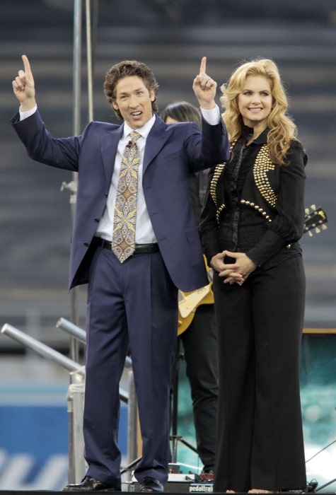 Joel Osteen and Victoria Osteen, as seen in September 2019