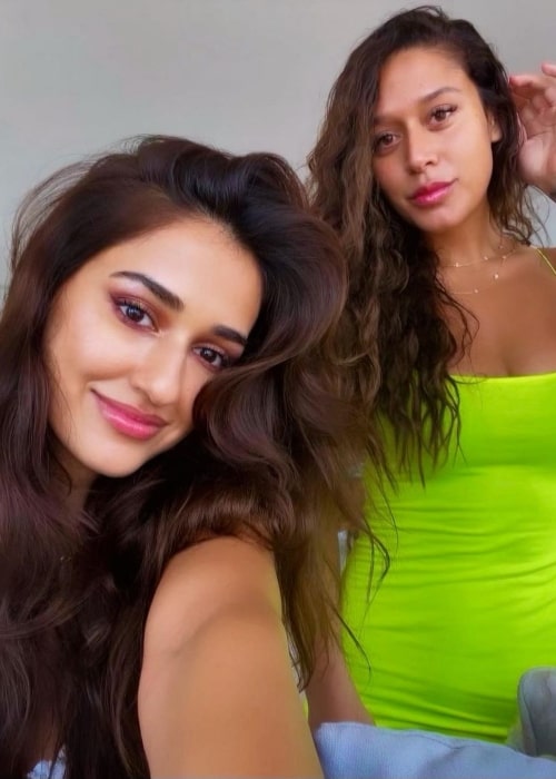 Krishna Shroff as seen in o selfie that was taken with actress Disha Patani in June 2021