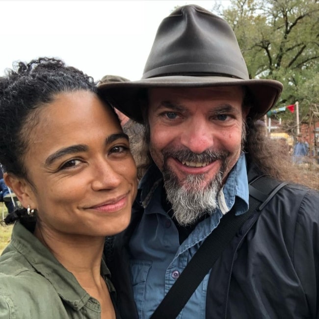 Lauren Ridloff and Tim J. Hays as seen in an Instagram post in August 2021