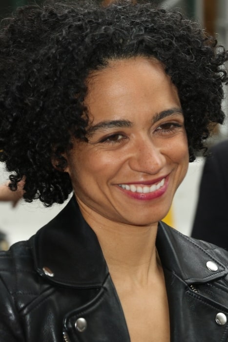 Lauren Ridloff as seen while greeting fans after her closing Broadway performance of 'Children of a Lesser God' in 2018