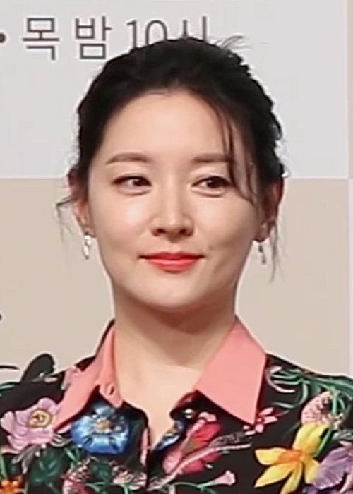 Lee Young-ae as seen in a picture that was taken in in Saimdang Press Conference in January 2017