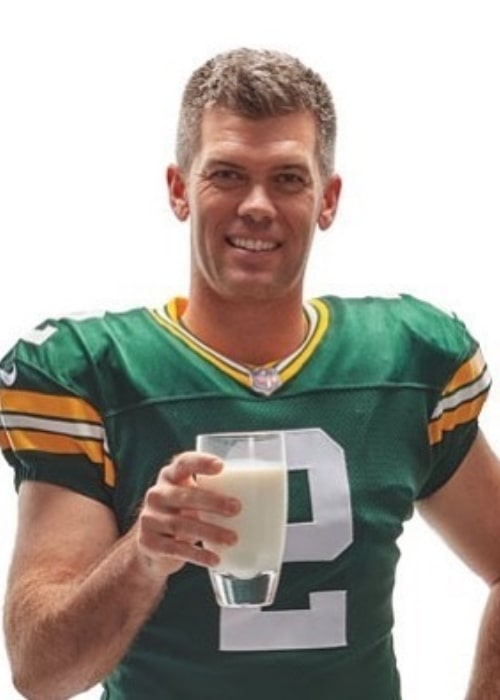 Mason Crosby as seen in an Instagram Post in March 2020