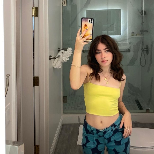 Melissa Collazo as seen in a selfie that was taken in March 2021