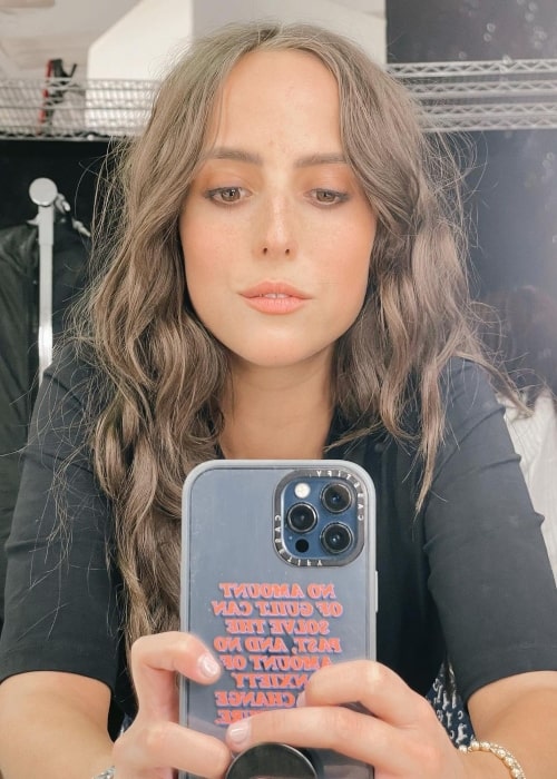 Natalia Boneta as seen in a selfie that was taken in New York City, New York in October 2021