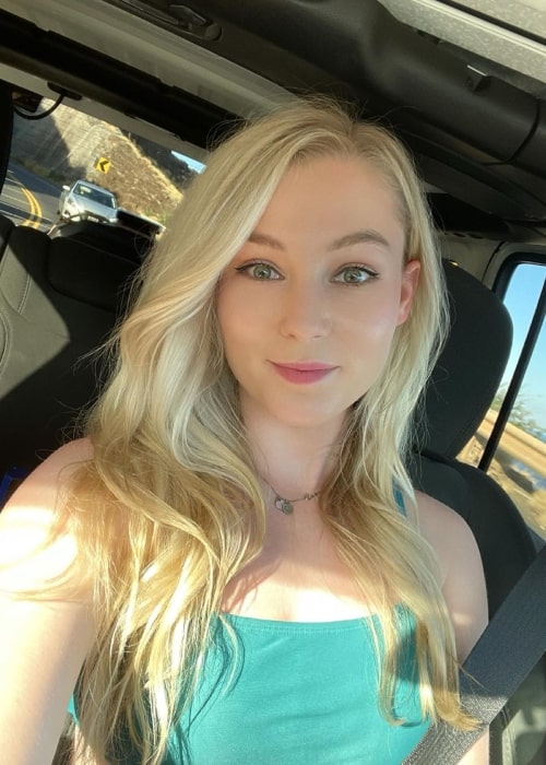 STPeach as seen in a selfie that was taken in June 2021