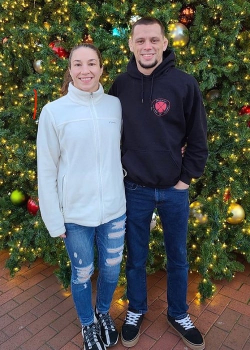 Sara McMann and Chad Bingham, as seen in December 2020