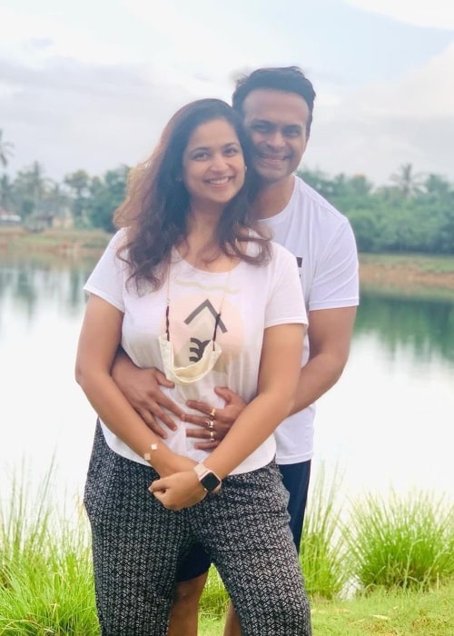 Siddharth Kannan and Neha Kannan, as seen in June 2021