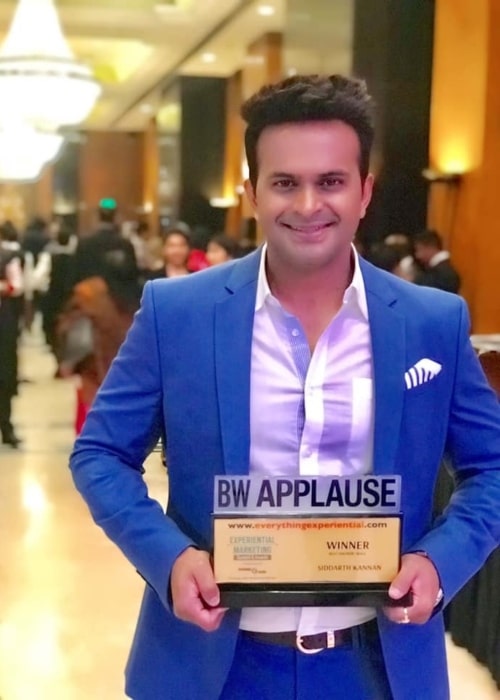 Siddharth Kannan as seen in an Instagram Post in September 2017