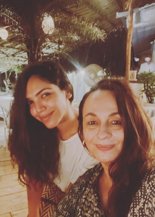 Soni Razdan as seen in a selfie that was taken in August 2021, with actress and director Shriya Pilgaonkar